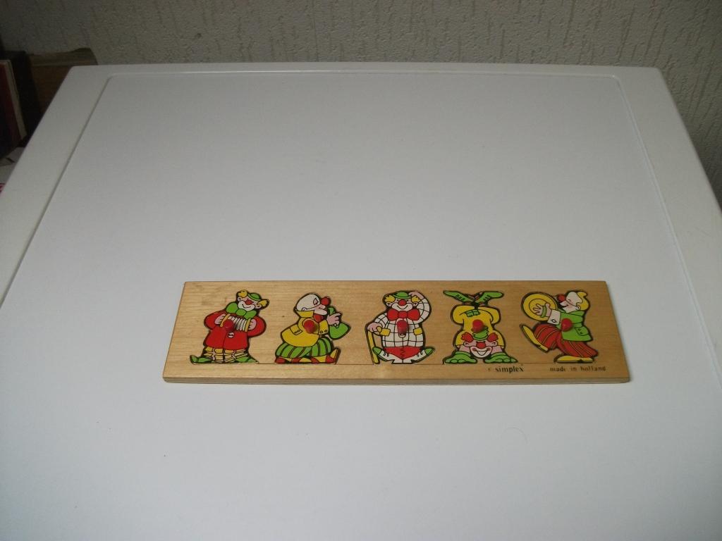 Puzzel simplex clown 5 delig, Ophalen of Verzenden, Gebruikt