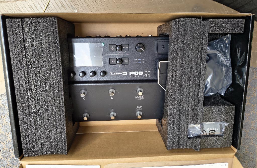 Te koop: Line6 POD Go Wireless z.g.a.n met garantie tot 2028, Ophalen of Verzenden, Zo goed als nieuw, Delay of Echo