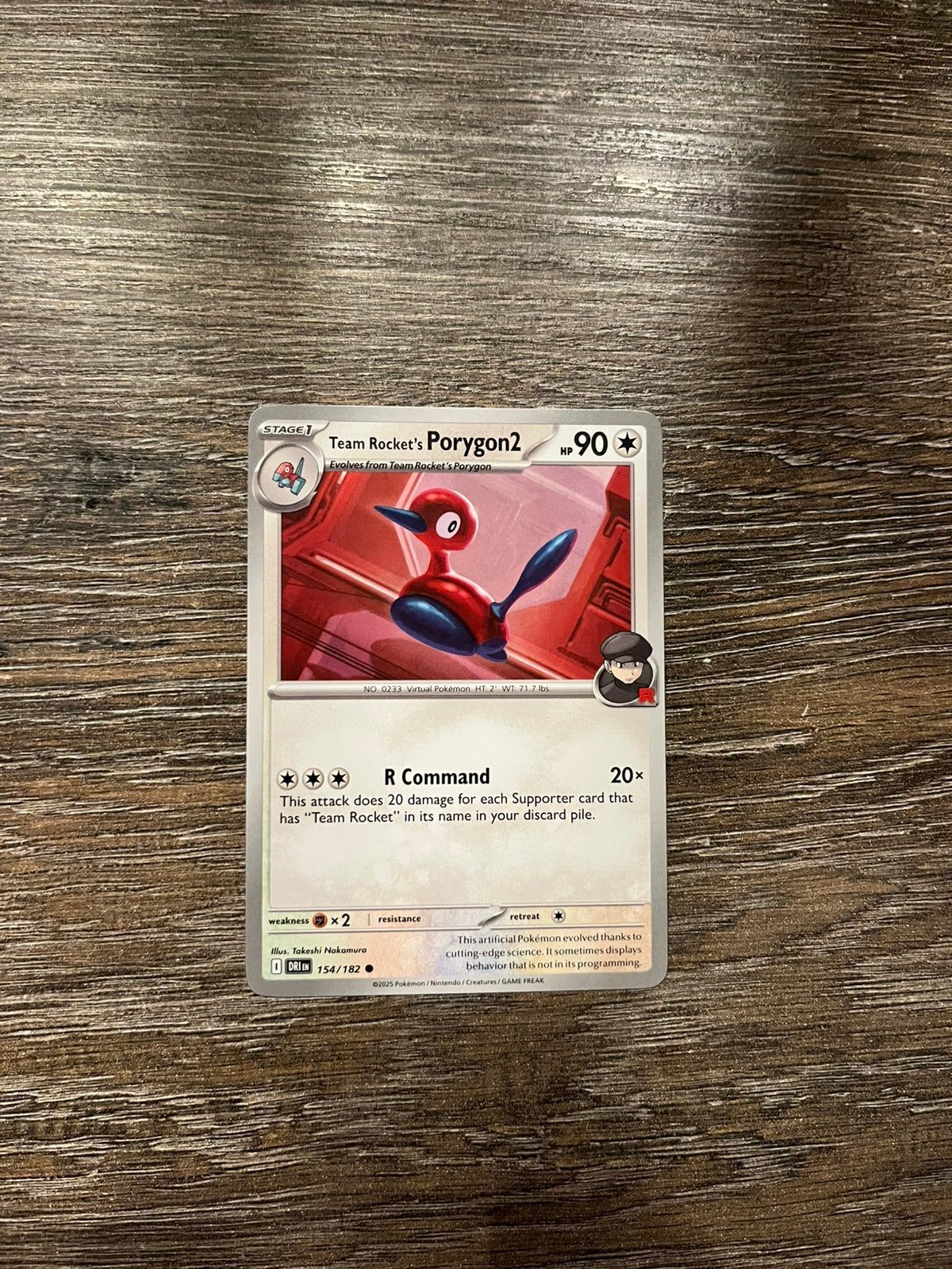 Team Rocket’s Porygon2 DRI 154/182, Ophalen of Verzenden, Zo goed als nieuw