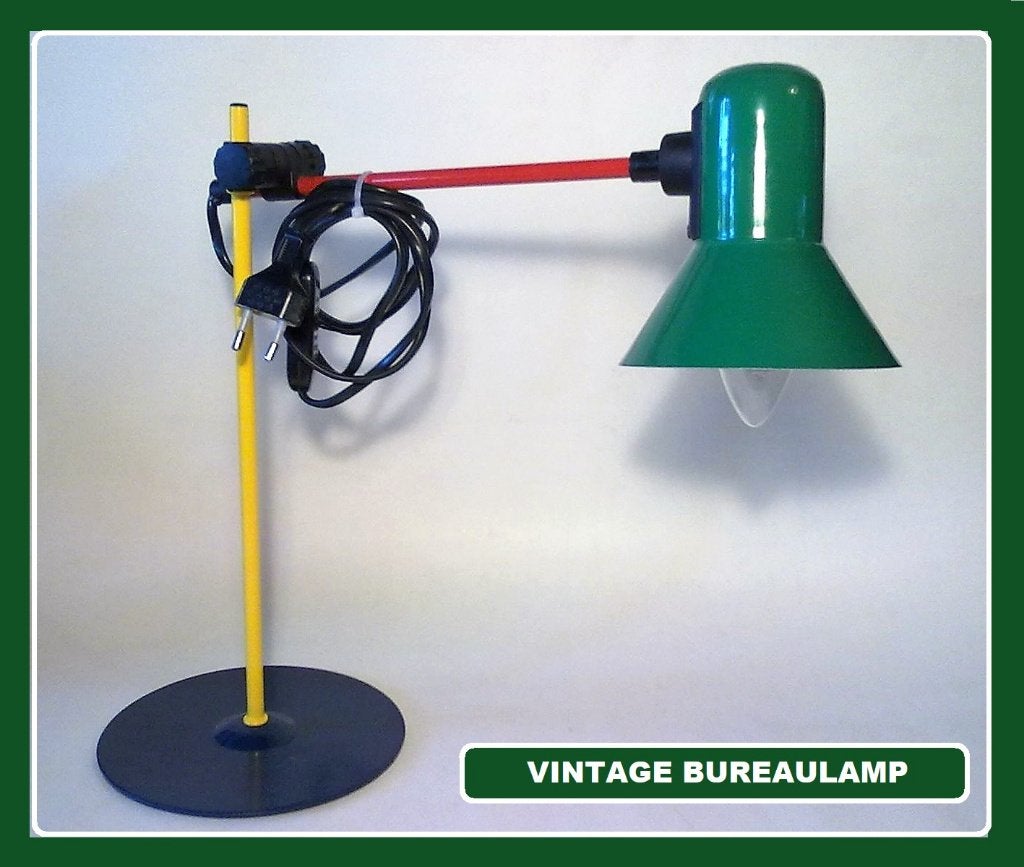 reto vintage Veneta Lumi Memphis bureaulamp tafel lamp, Ophalen, Bureaulamp, Overige merken, Vintage