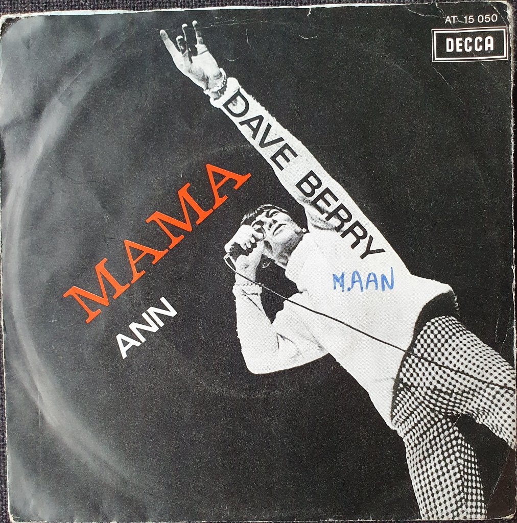 Dave Berry - Mama, Cd's en Dvd's, Vinyl Singles, Gebruikt, Verzenden, 7 inch, Fotohoes