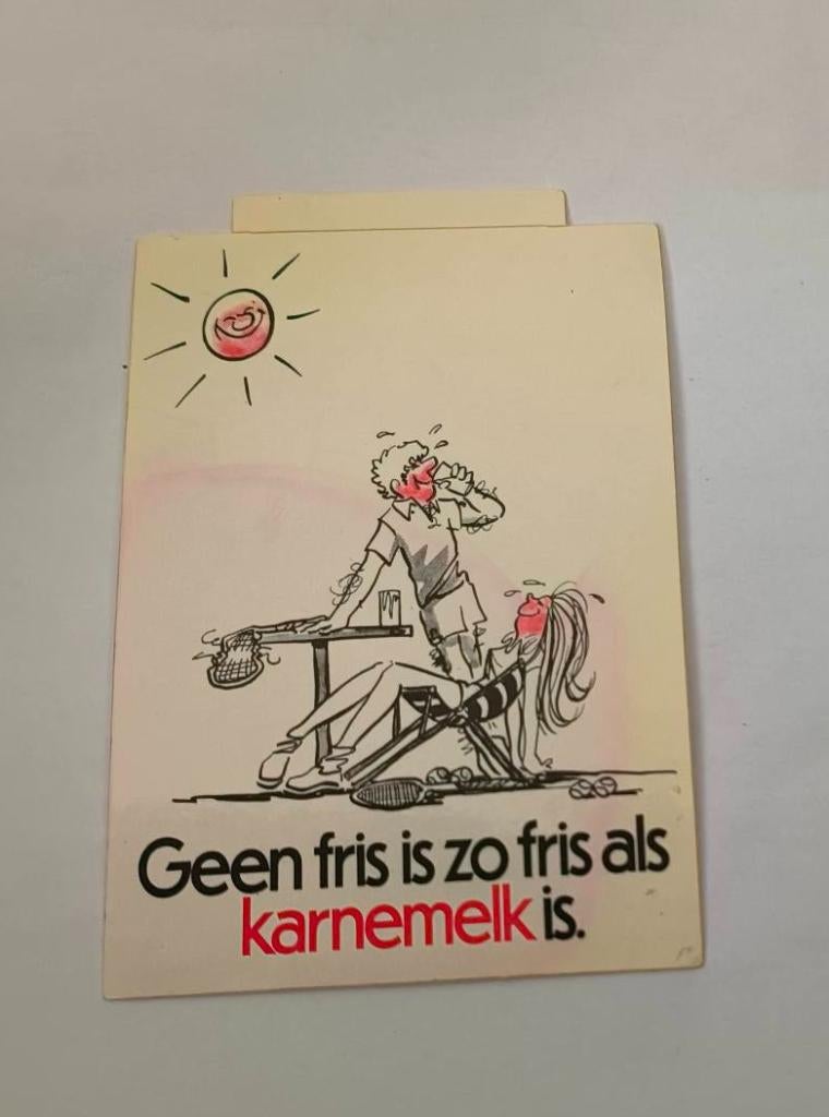 Sticker Geen fris is zo fris als karnemelk is, Ophalen of Verzenden, Zo goed als nieuw, Overige typen