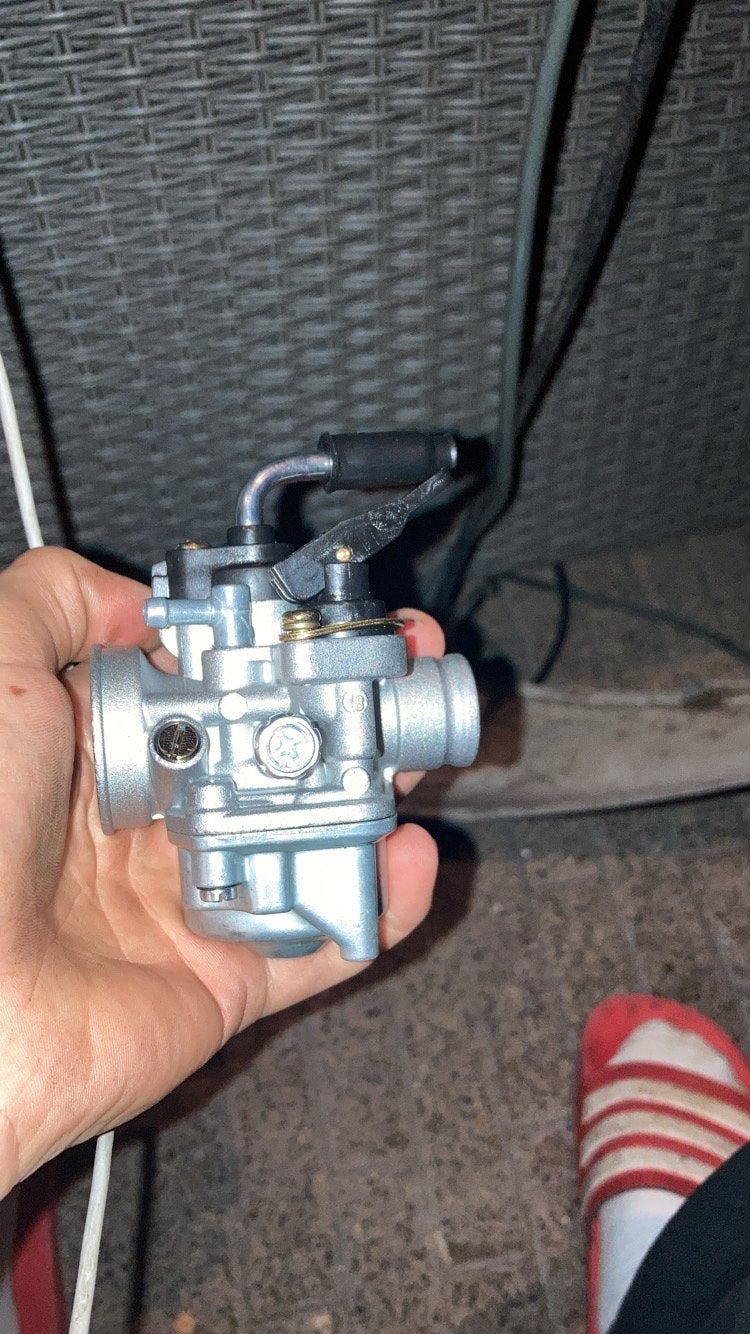 Piaggio/gilera 17.5mm handchoke, Ophalen of Verzenden, Zo goed als nieuw, Carburateur
