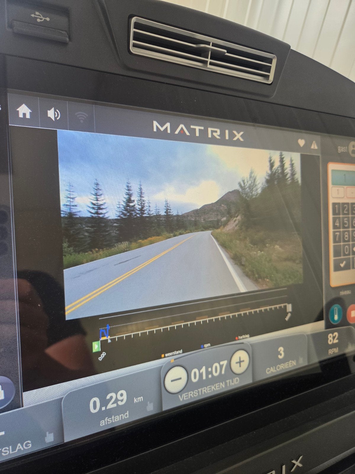 matrix hometrainer u7x in nette staat, Ophalen, Zo goed als nieuw, Overige typen