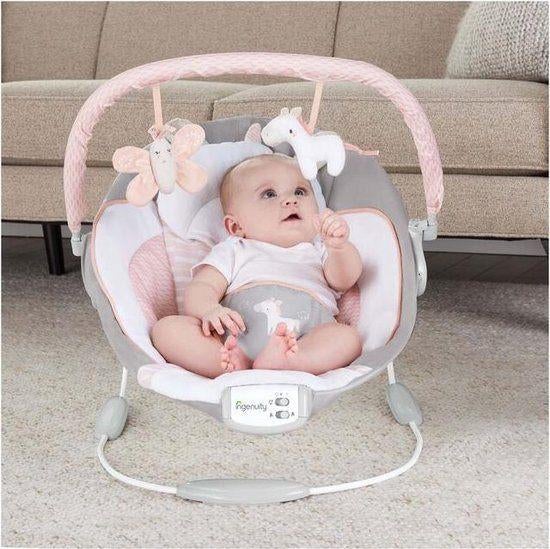 Baby wipstoeltje met tril- en muziekfunctie, NIEUW, Overige merken, Verstelbaar, Nieuw, Wipstoel