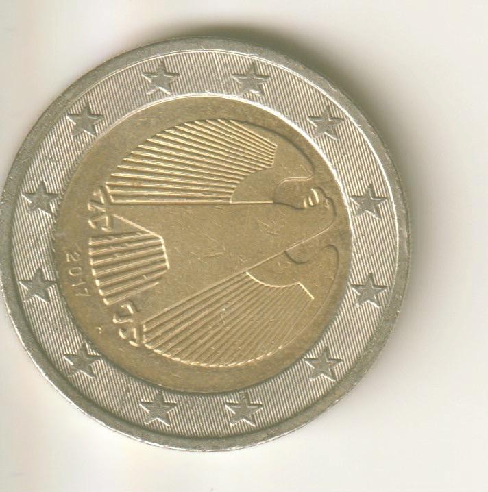 2 euro 2017 a duitsland, Verzenden, Duitsland, 2 euro