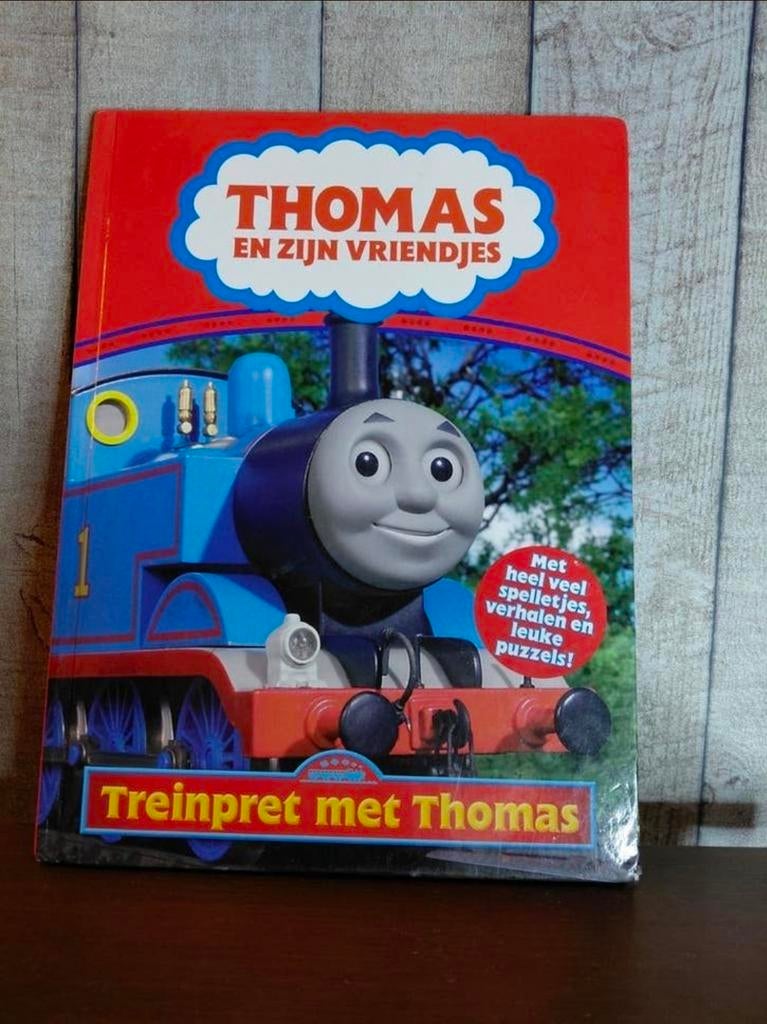 Treinpret met Thomas. Thomas de stoomlocomotief., Boeken, Kinderboeken | Kleuters, Ophalen of Verzenden, Zo goed als nieuw, Jongen of Meisje