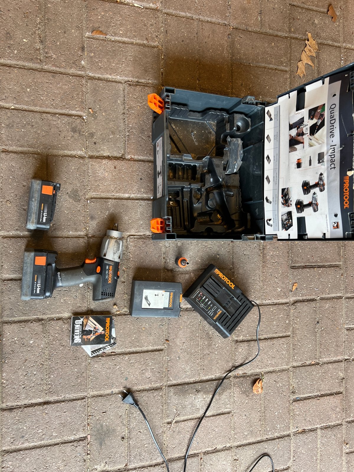 Protool QuaDrive IWC 18-2 TEC LI Accu Slagschroevendraaier, Doe-het-zelf en Verbouw, Ophalen, Gebruikt, 600 watt of meer, Boor- en Schroefmachine