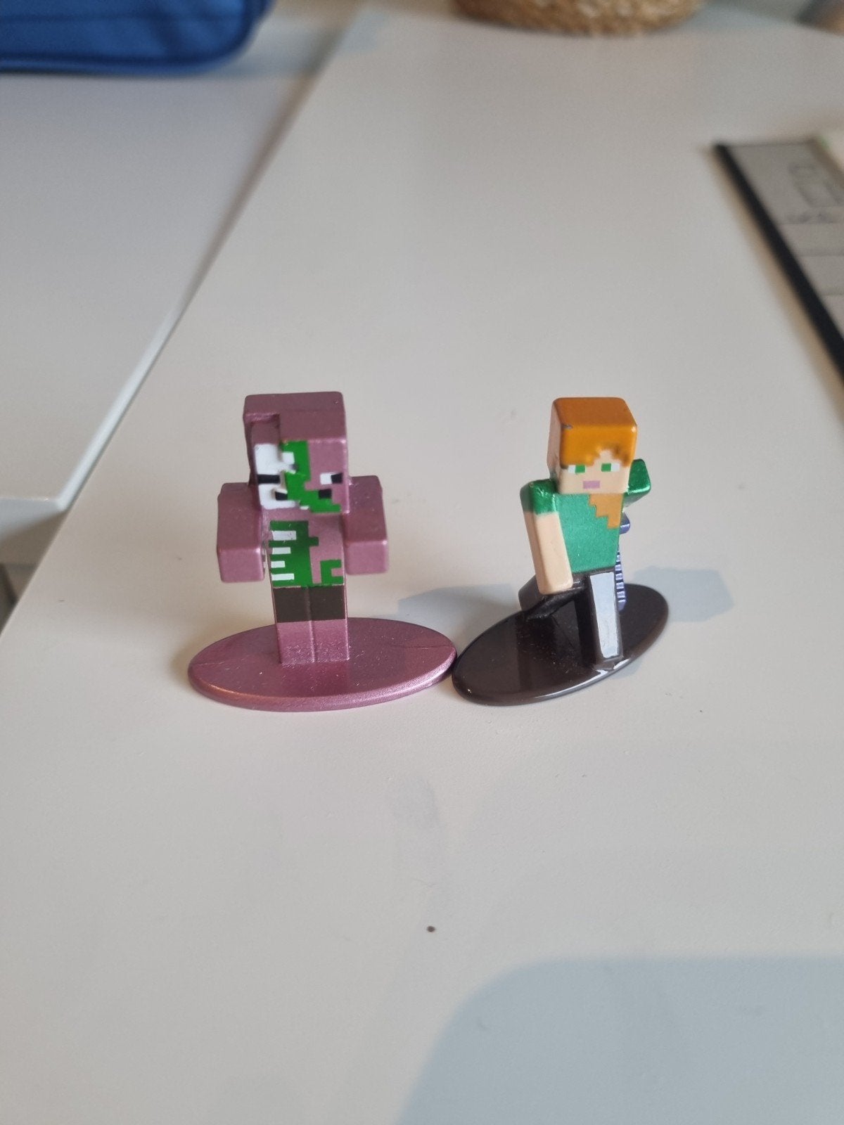 Minecraft Alex en Zombie Pigman figuren, Verzenden, Gebruikt