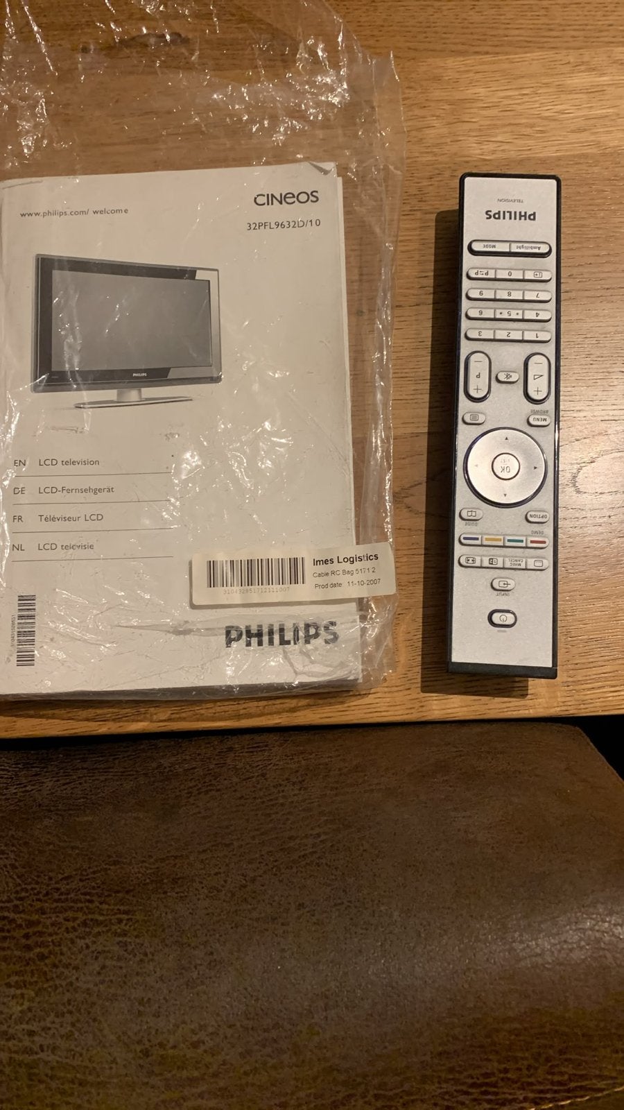 Philips 32PFL9632D/10 Cineos Flat TV met Ambilight, Ophalen, Philips, Gebruikt, LCD