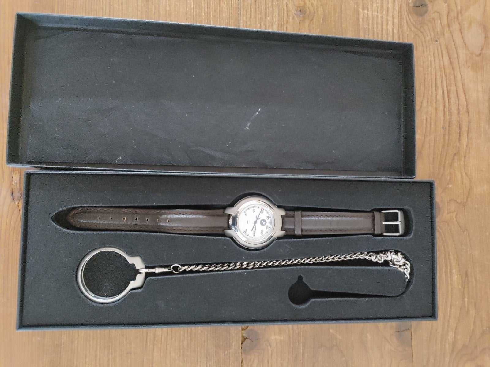 BMW mechanische pols/ zakhorloge, ZGAN!, Sieraden, Tassen en Uiterlijk, Horloges | Heren, Overige merken, Leer, Staal, Polshorloge