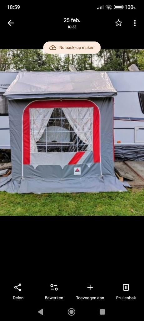 Universeel caravan tentje Dorema, Caravans en Kamperen, Ophalen, Nieuw, Tot en met 2