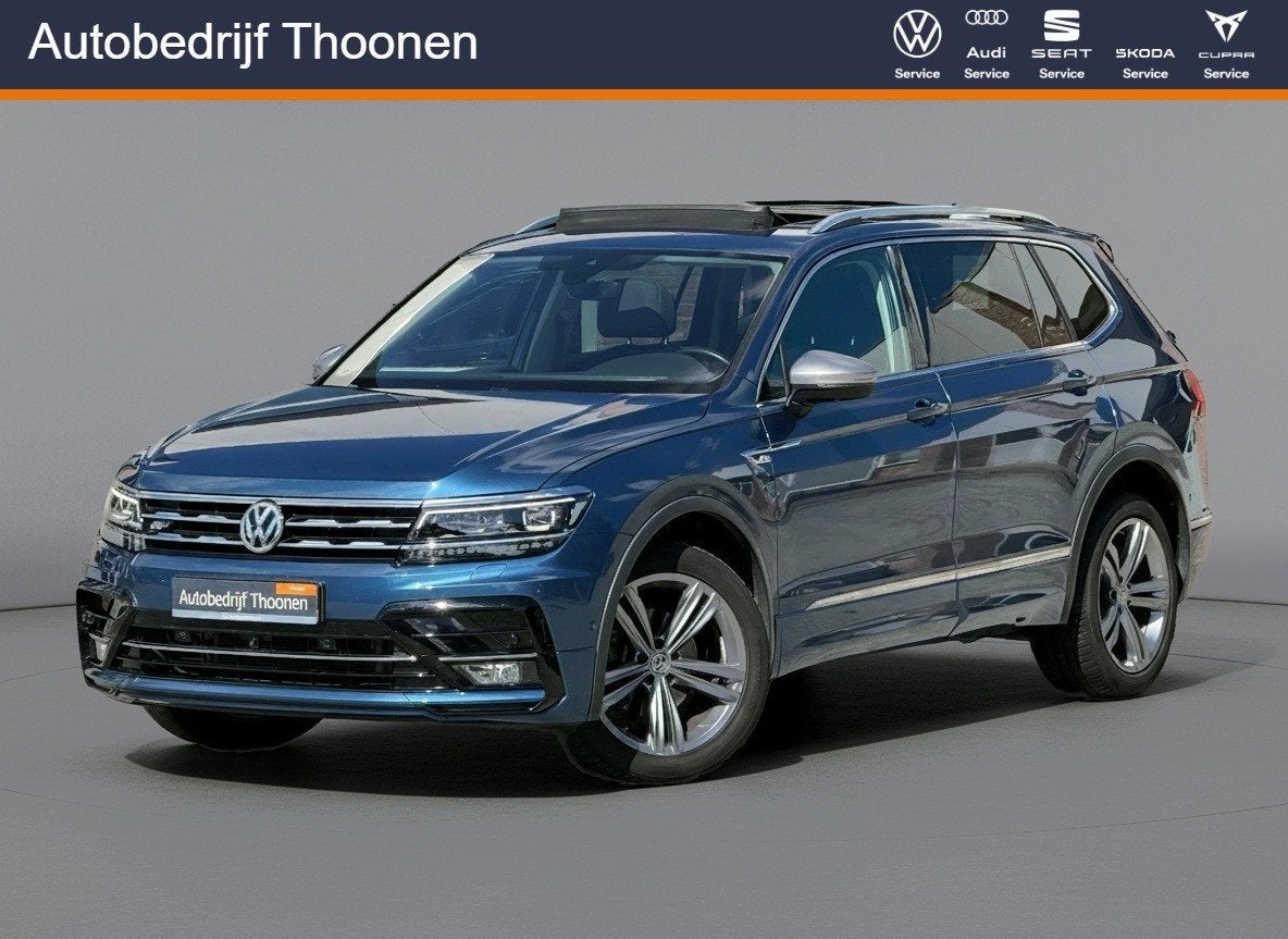 Volkswagen Tiguan Allspace 1.5 TSI Highline Business R 7p. |, Auto's, Euro 6, Blauw, 14 km/l, Bedrijf
