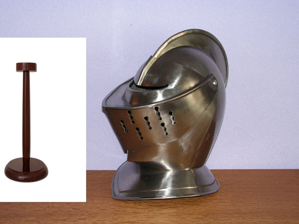 Vizierhelm, ridderhelm, helm, harnas, ridder, middeleeuwen, Ophalen of Verzenden, Nvt, Nederland, Nvt
