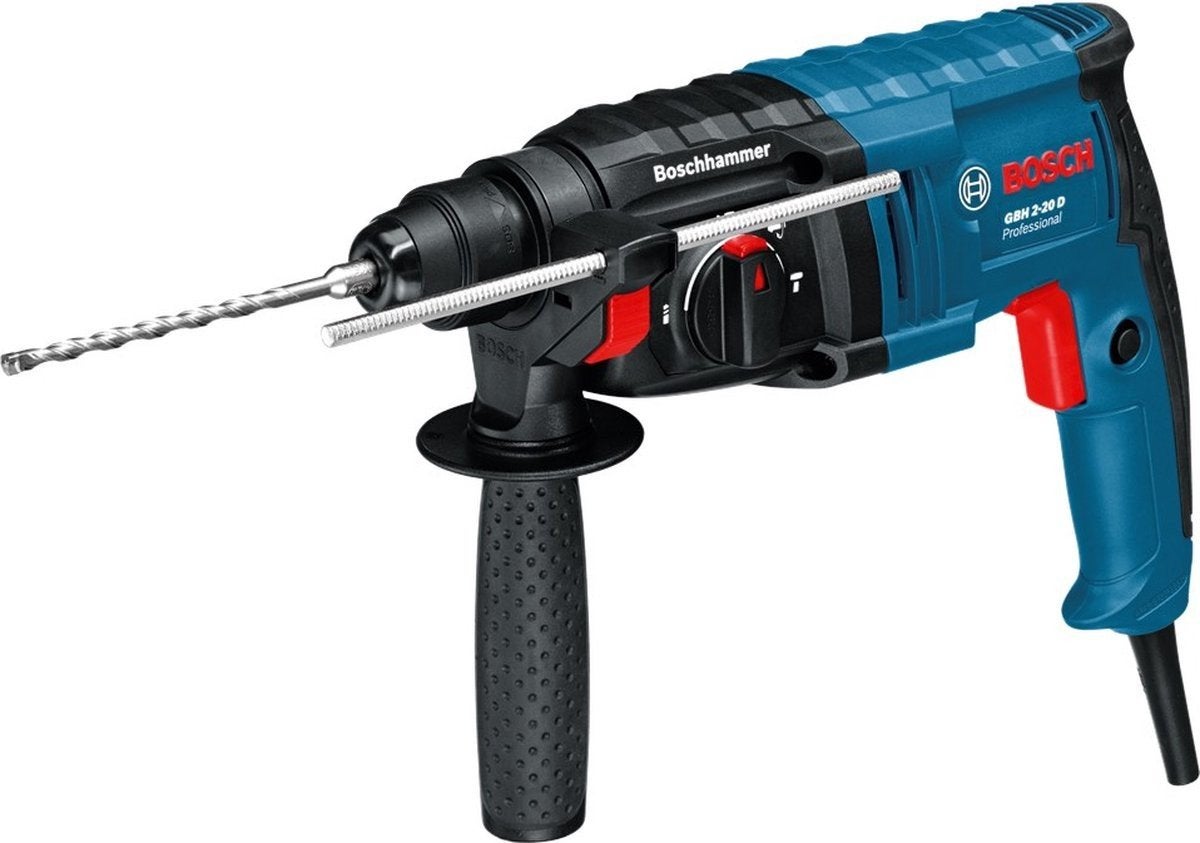 BOSCHHAMMER GBH 2-20 D Professional Boorhamer ZGAN, Ophalen, 600 watt of meer, Boor- en/of Breekhamer, Zo goed als nieuw