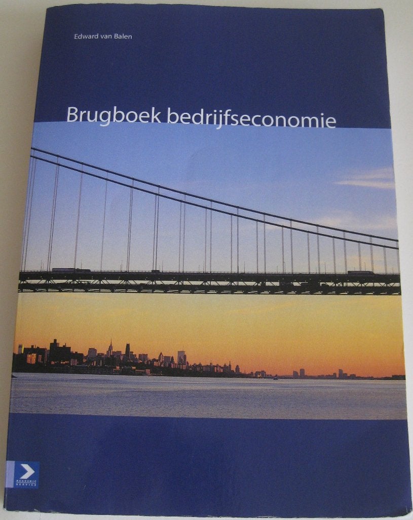 Balen, Edward van *** BRUGBOEK BEDRIJFSECONOMIE ***, Ophalen of Verzenden, Zo goed als nieuw, Management, Balen, Edward van