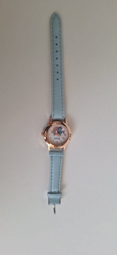 Stitch kinderhorloge – lichtblauw, Ophalen of Verzenden, Nieuw, Blauw, Jongen of Meisje