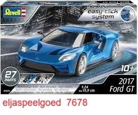 Modelbouw Revell FORD GT ( 2017 ) easy click 1:25 7678 auto, Auto, Revell, Groter dan 1:32, Nieuw