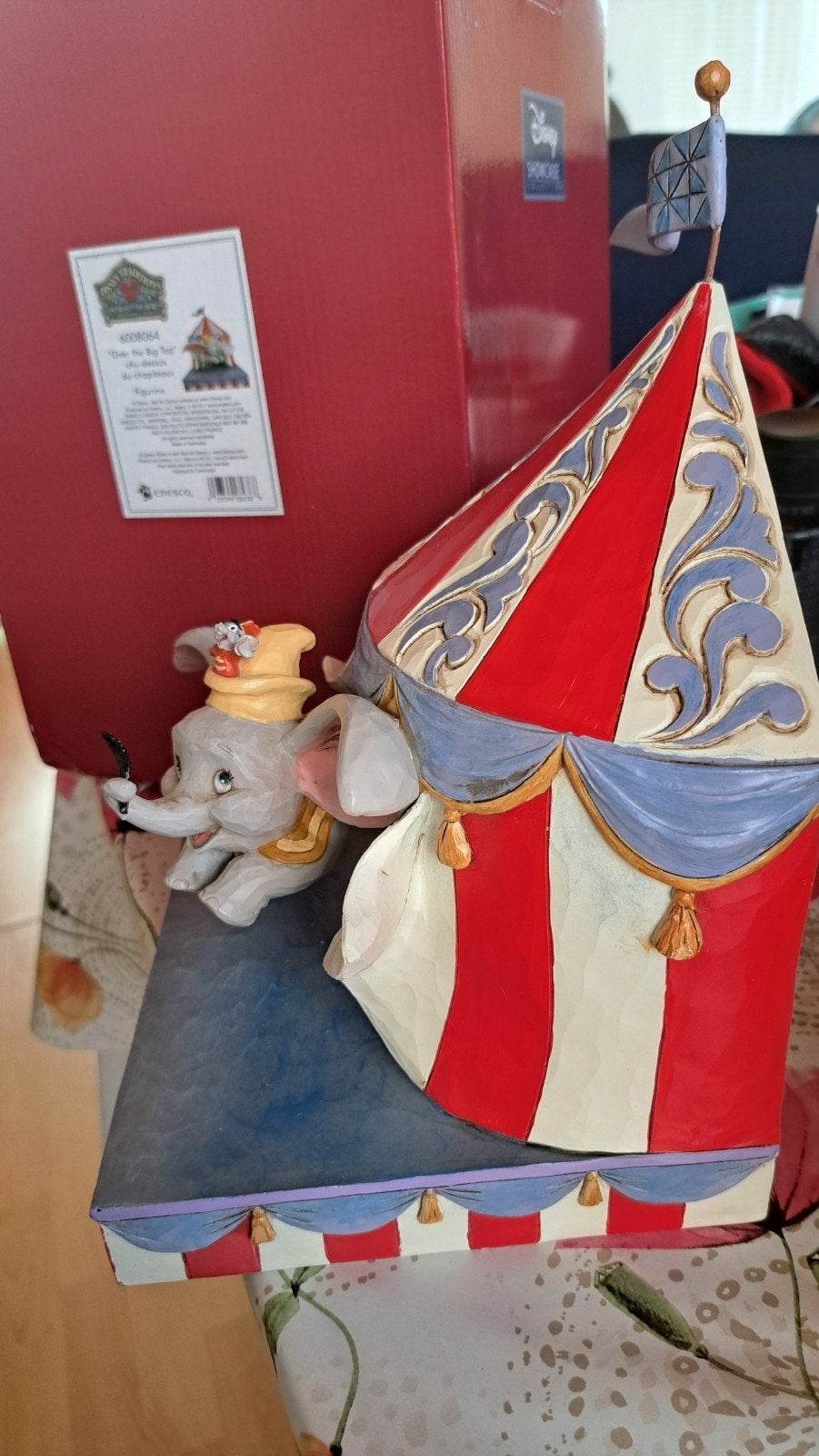 Disney Traditions Dumbo "Dumbo's Big Top" beeldje, Ophalen, Overige figuren, Zo goed als nieuw, Beeldje of Figuurtje