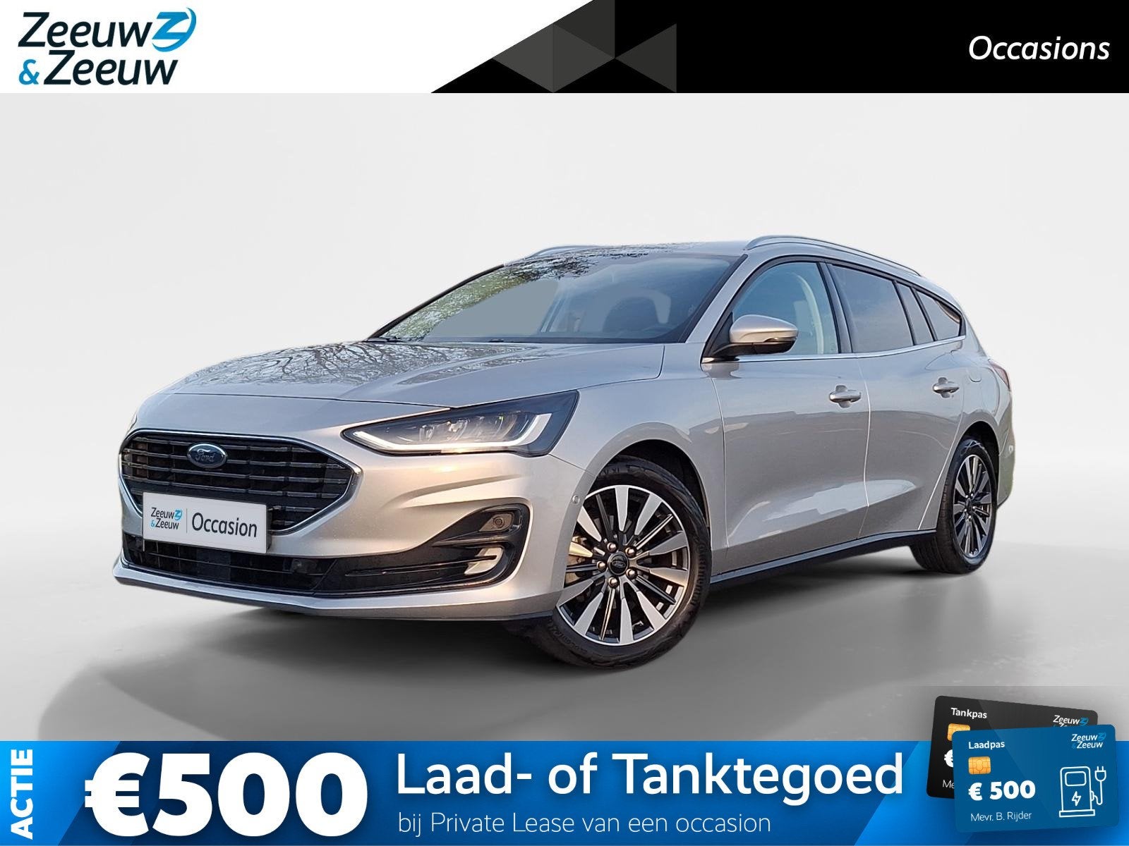 Ford Focus Wagon 1.0 EcoBoost Hybrid Titanium X | NL Auto |, Auto's, 12 maanden, Gebruikt, Origineel Nederlands, Handgeschakeld