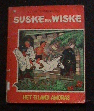 Suske en Wiske Het eiland Amoras 4kleurenreeks 1968, Eén stripboek, Ophalen of Verzenden, Gelezen