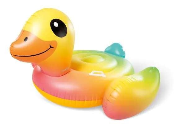 INTEX OPBLAASBARE BADEEND - REGENBOOG 147 x 147 x 81, Ophalen of Verzenden, Zo goed als nieuw