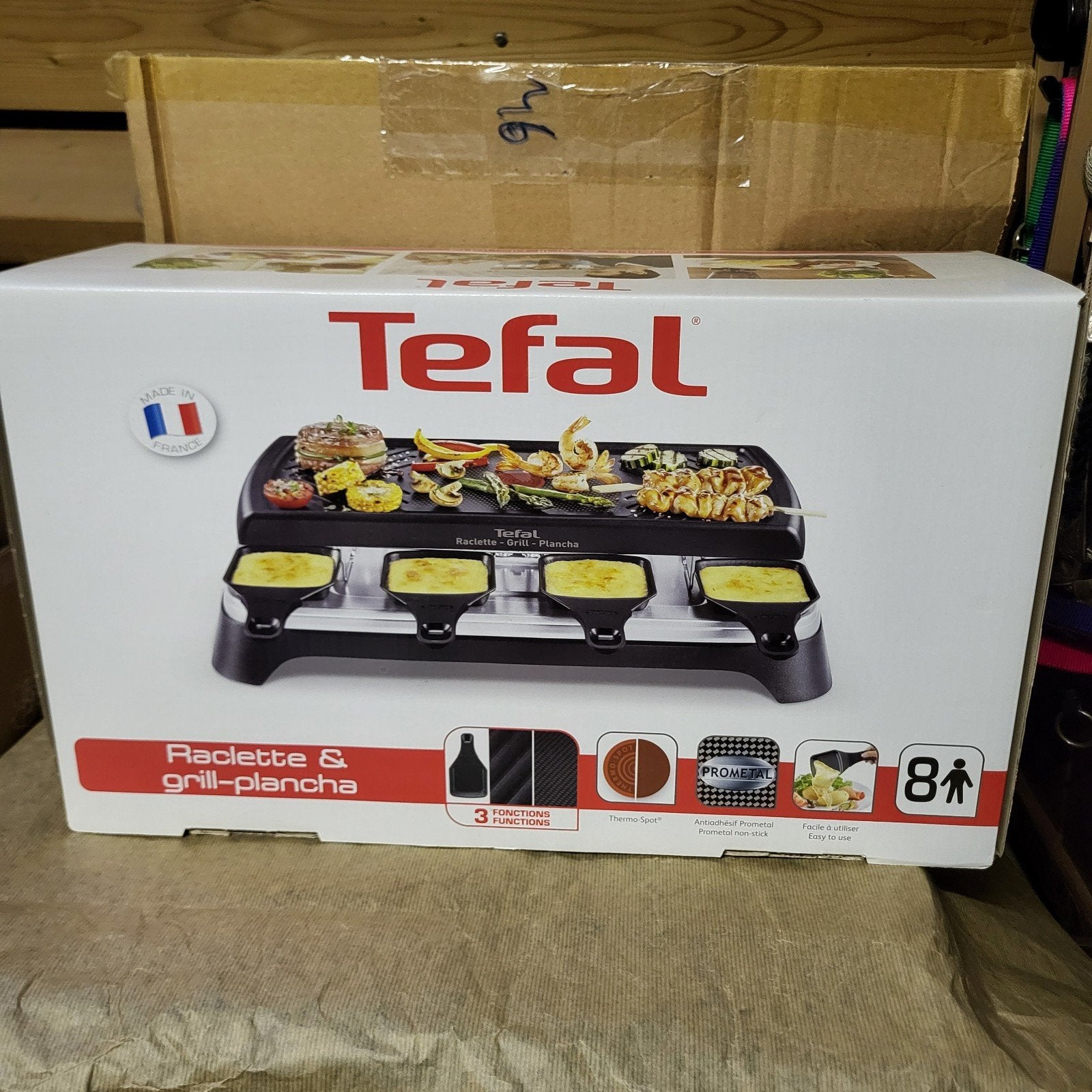 Tefal gourmetstel 8 persoons NIEUW, Witgoed en Apparatuur, Gourmetstellen, Ophalen of Verzenden, Nieuw