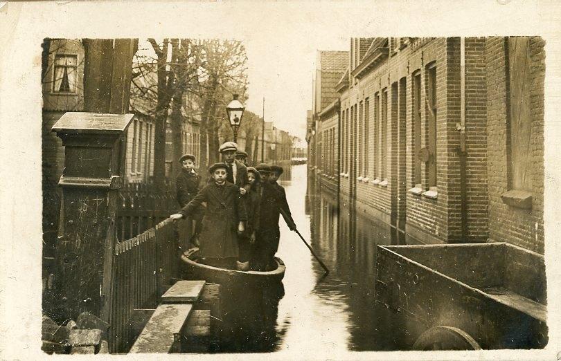 FOTOKAART MOLENPAD ZAANDAM 1916 (PH080), Verzenden, Voor 1920, Ongelopen, Noord-Holland