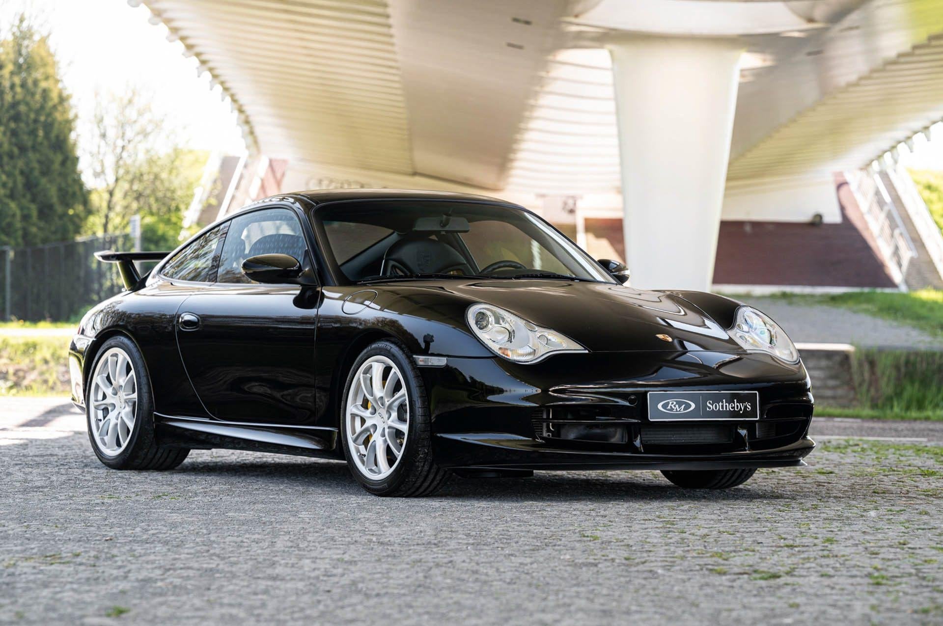 Porsche 911 996 3.6 Coupé GT3, Auto's, Gebruikt, Zwart, Zwart, Leder