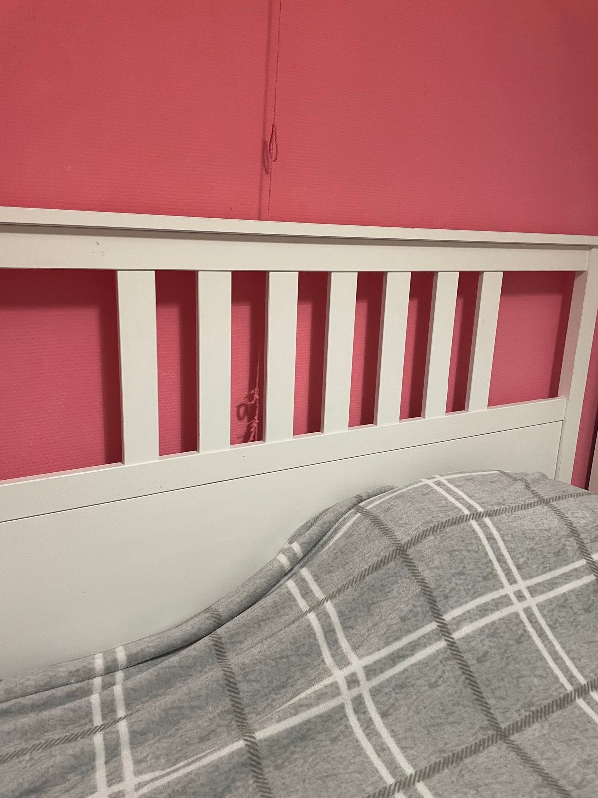 IKEA HEMNES bedden 140x200 cm, Ophalen, Wit, Tweepersoons, 140 cm
