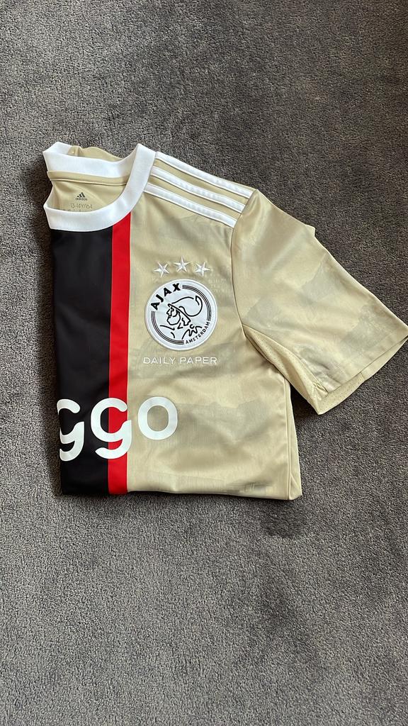 Ajax x daily paper, Maat XS of kleiner, Ophalen of Verzenden, Zo goed als nieuw, Shirt
