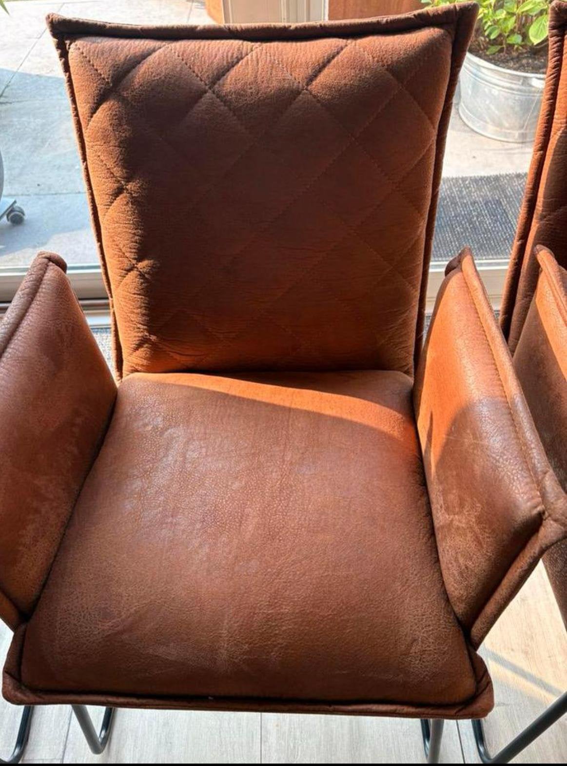 Tebkoop eetkamer stoelen, Huis en Inrichting, Ophalen of Verzenden, Zo goed als nieuw, Minder dan 75 cm, 50 tot 75 cm
