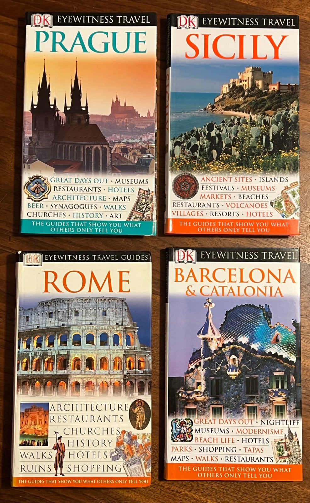 Capitool Prague / Sicily / Barcelona / Rome DK Eyewitness, Gelezen, Capitool, Europa, Ophalen of Verzenden