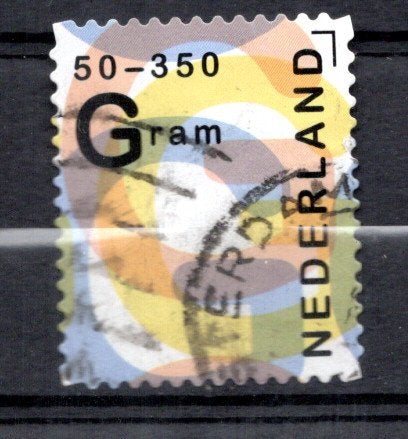 gestempelde zegel. jaar 2024: pakketzegel tot 350 gram, Ophalen of Verzenden, Na 1940, Gestempeld