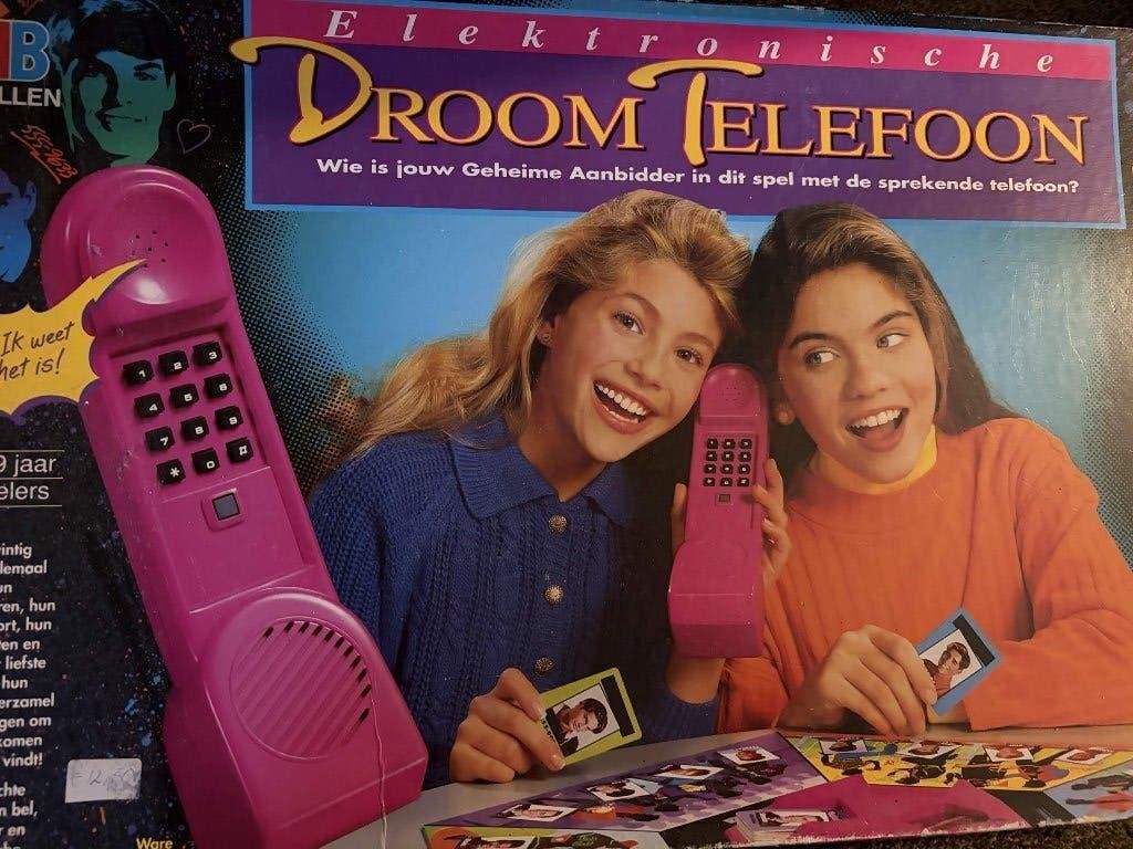 Elektronische Droom Telefoon Bordspel - Retro Jaren '90, Vijf spelers of meer, Ophalen, Gebruikt, MB Spellen