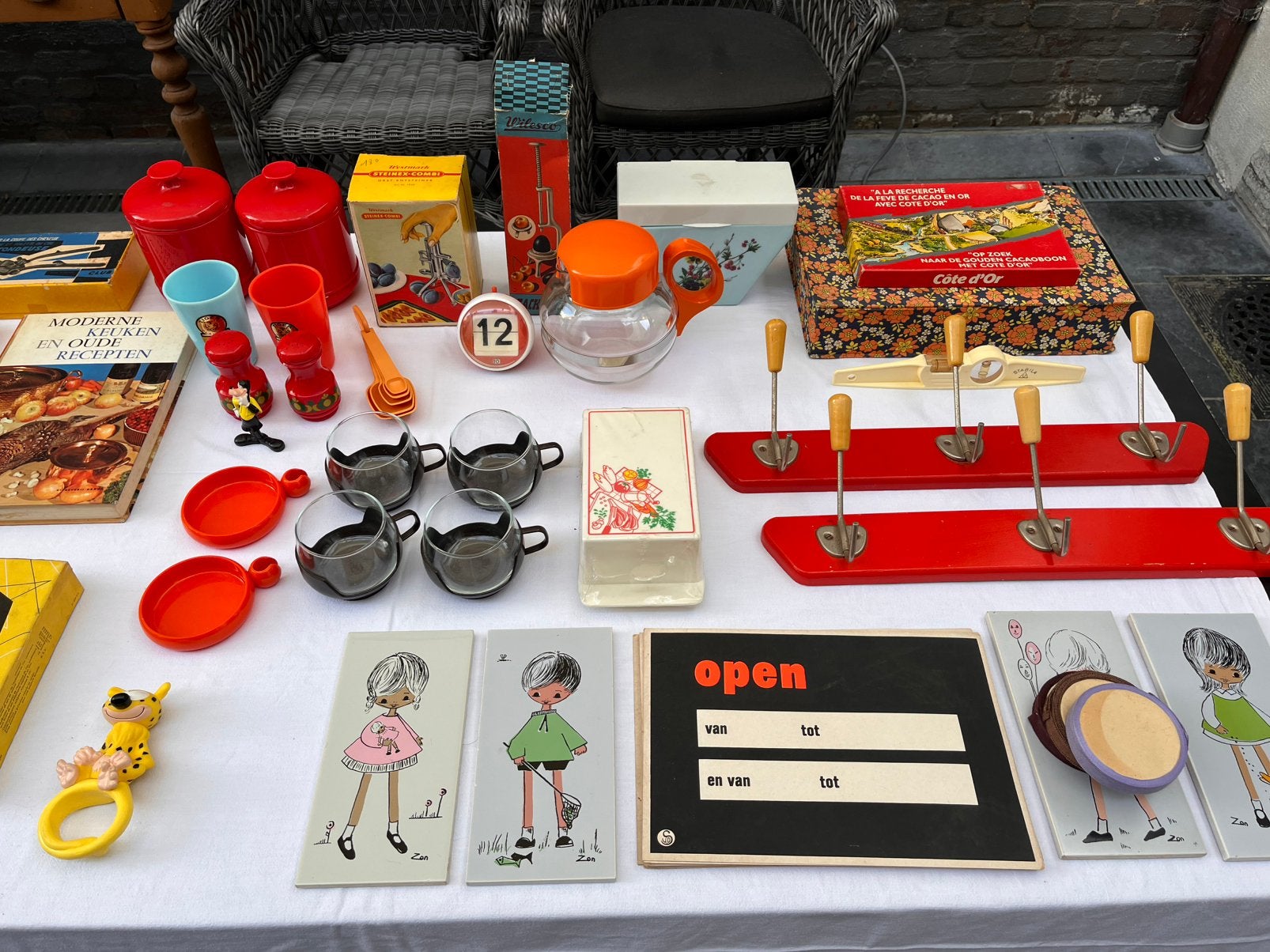 Lot vintage spulletjes, Ophalen