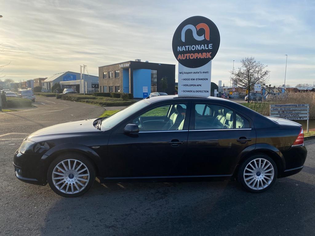Ford Mondeo 2004 * 3.0 V6 ST220 * Top Auto * APK * 226PK!, Auto's, Ford, Mondeo, Zwart, Handgeschakeld, 2967 cc