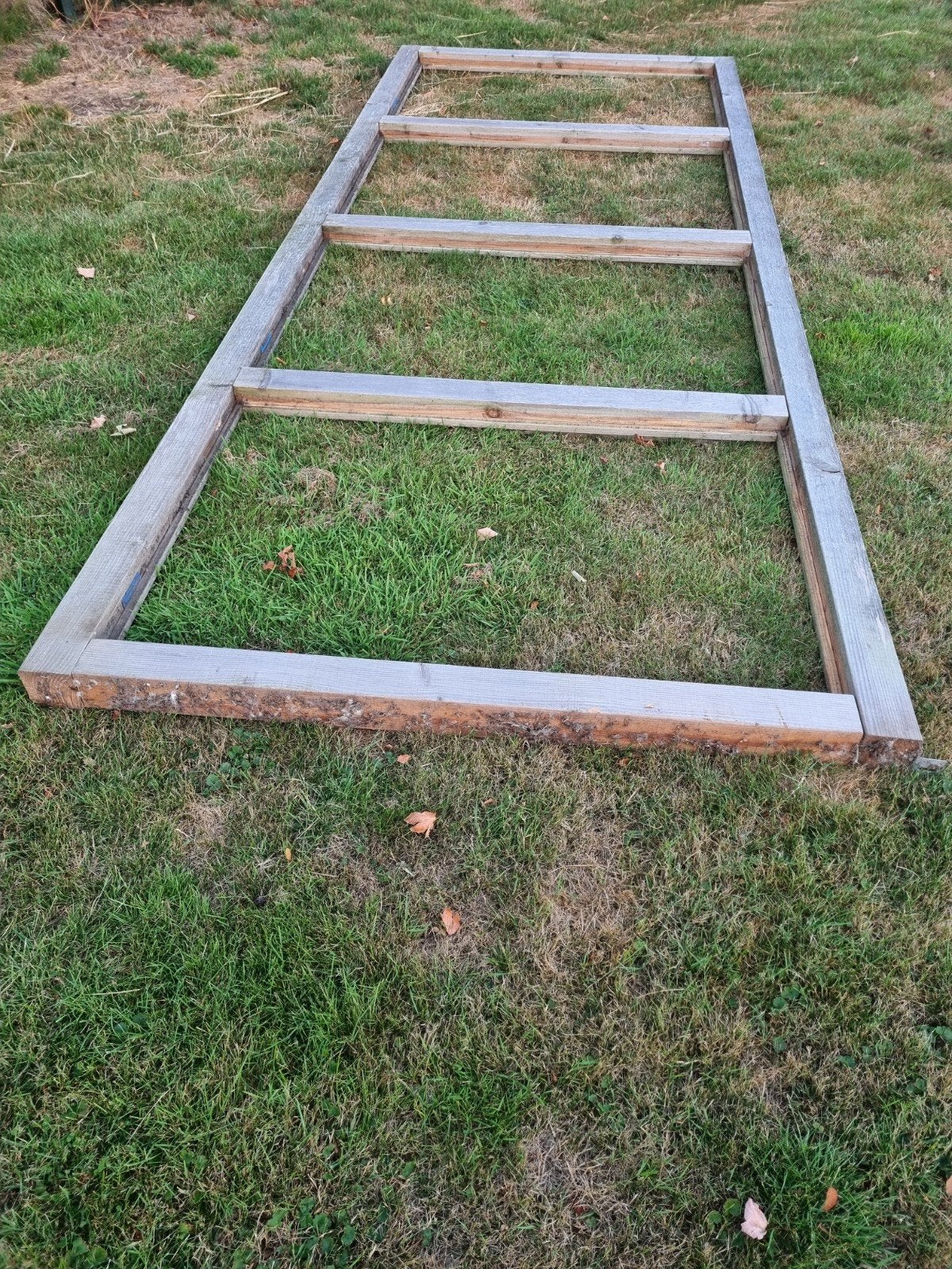 Houten douglas windscherm inclusief glas, Tuin en Terras, Ophalen, Gebruikt, 200 cm of meer, 150 tot 200 cm