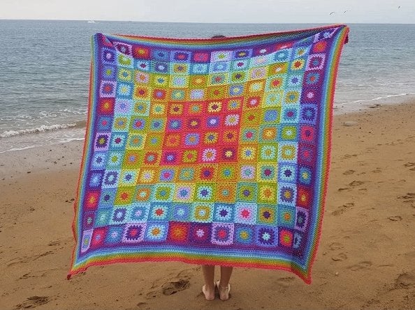 Tof haakpakket Attics24 Aria Granny deken Stylecraft haken !, Verzenden, Zo goed als nieuw, Haken, Patroon of Boek