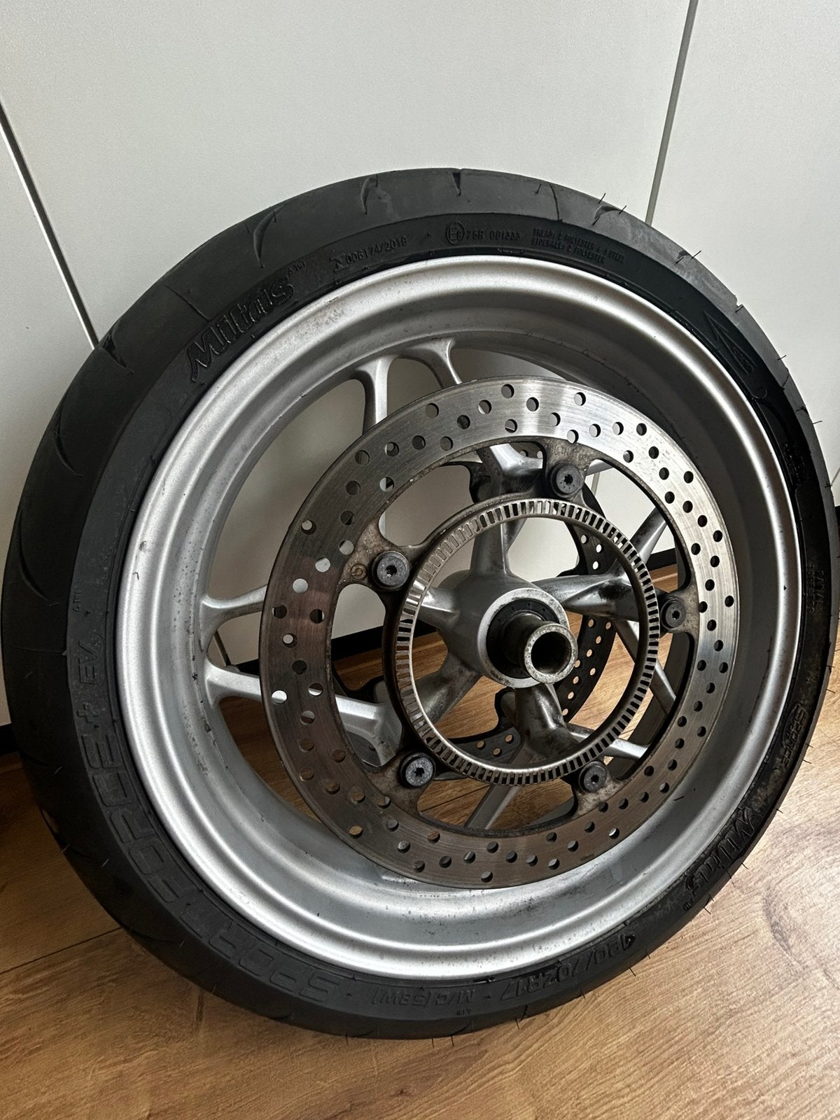BMW R1200RT VOORWIEL + BAND + REMSCHIJF + ABS RING, Ophalen