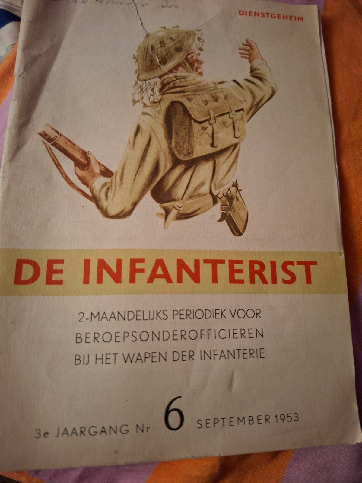 De Infanterist - 3e Jaargang Nr 6 - September 1953, Redactiecommissie Infanterieschool, Landmacht, 1945 tot heden, Ophalen