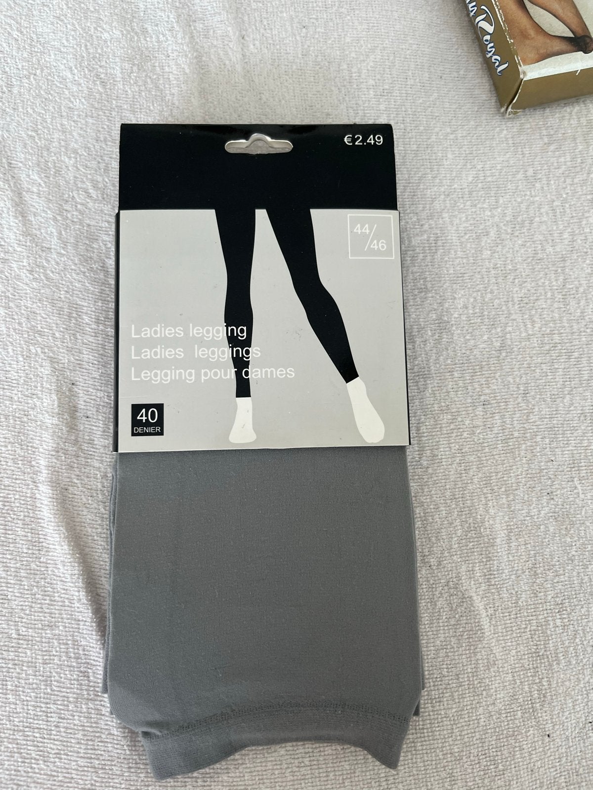 Strakke grijze legging - Maat 44/46 (L) Wibra, Legging, Nieuw, Ophalen of Verzenden, Maat 44/46 (L)