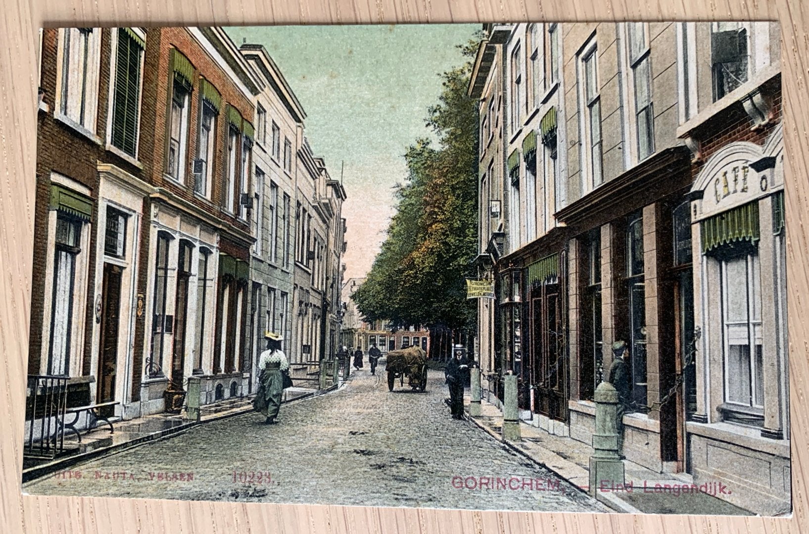 Ansichtkaart gorinchem eind langendijk, Ophalen of Verzenden, Voor 1920, Ongelopen, Zuid-Holland