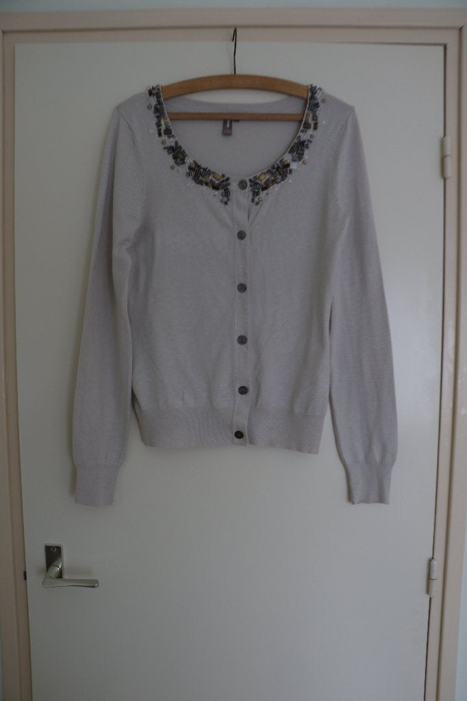 Dames Vest Maat M. Merk Eksept. Licht Grijs, Kleding | Dames, Truien en Vesten, Maat 38/40 (M), Eksept., Ophalen of Verzenden