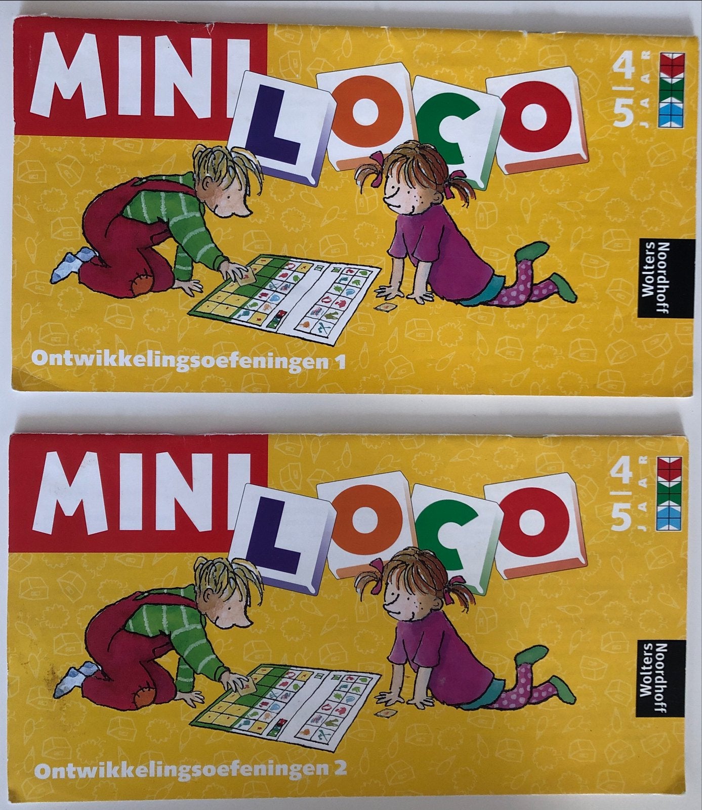 Mini Loco Ontwikkelingsoefeningen 1 & 2 (4-5 jaar), Ophalen, Gebruikt