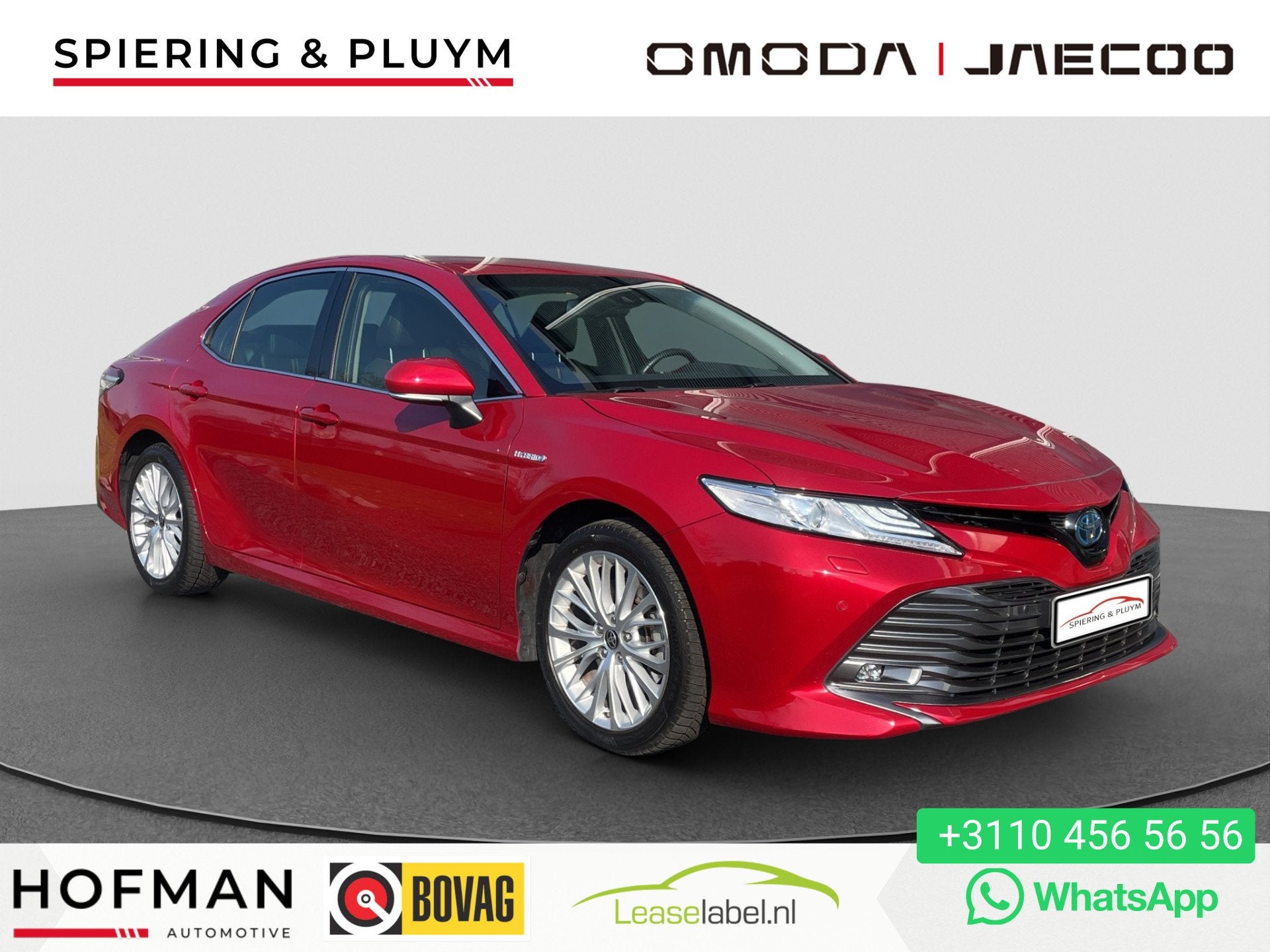 Toyota Camry 2.5 Hybrid Business + Blindspot | leder | Camer, Auto's, Toyota, Gebruikt, Euro 6, 4 cilinders, 2487 cc