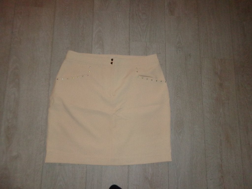 beige rok van Fifth House, maat 46, Kleding | Dames, Beige, Maat 46/48 (XL) of groter, Ophalen of Verzenden, Zo goed als nieuw