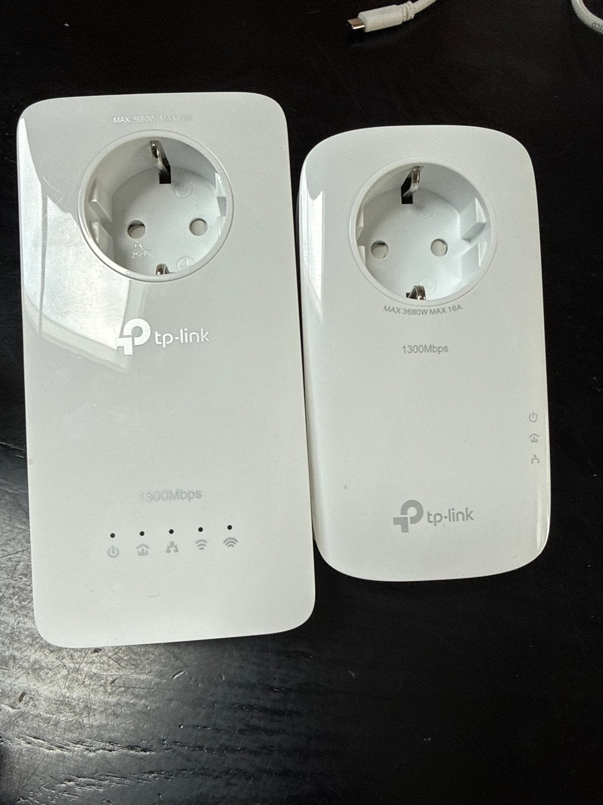 TP-Link Powerline Adapters 1300Mbps met stopcontact, Ophalen of Verzenden, Zo goed als nieuw