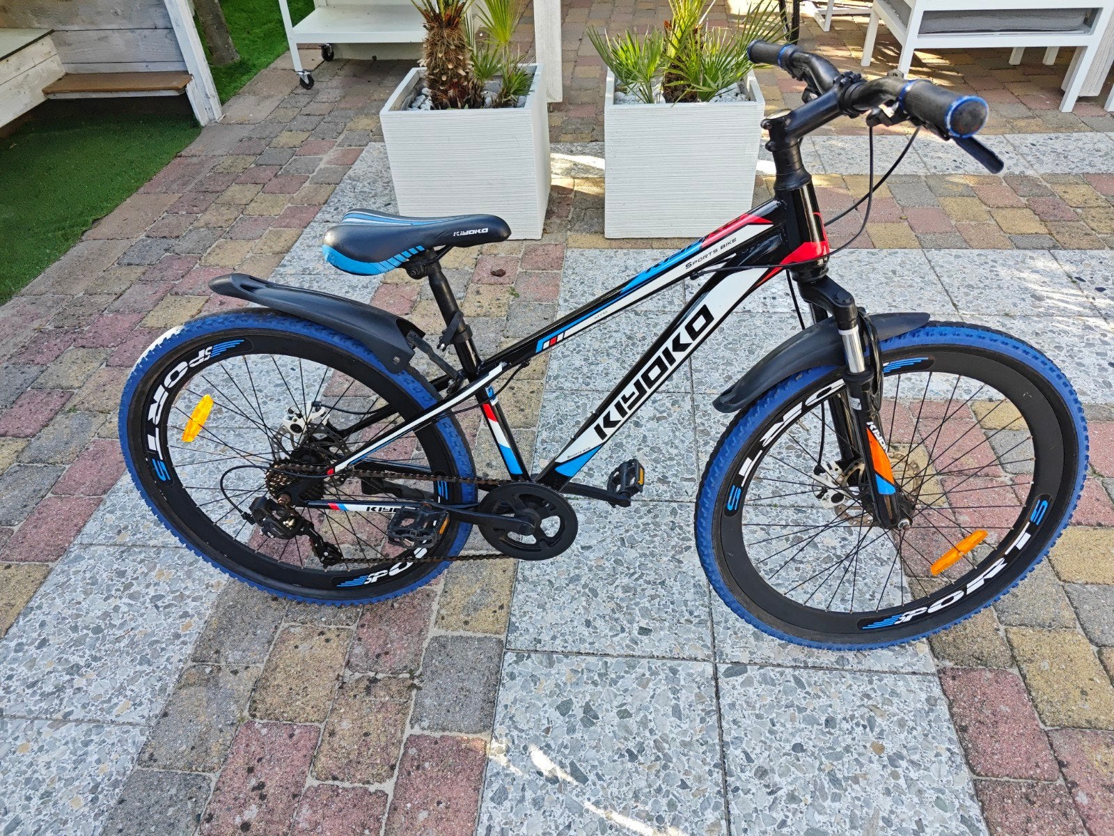 26 inch kinder fiets met 7 versnellingen, Fietsen en Brommers, Fietsen | Crossfietsen en BMX, Ophalen of Verzenden, Gebruikt, Staal