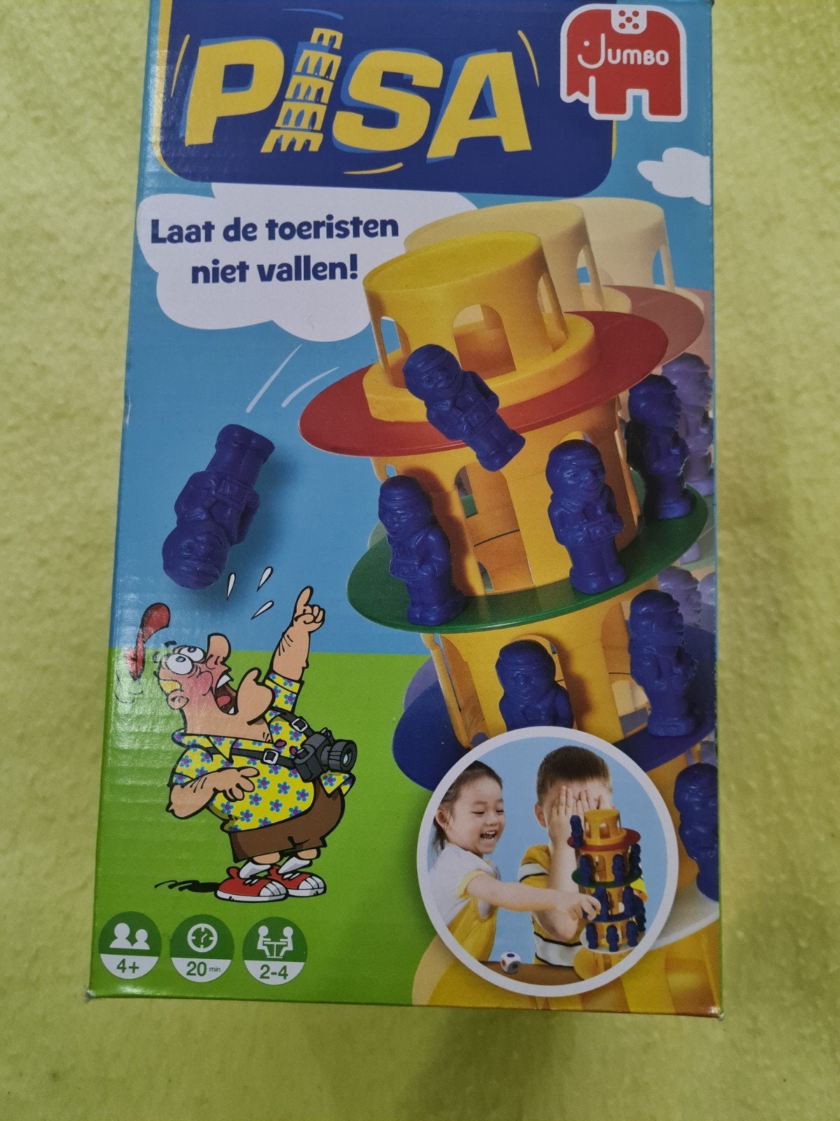 Jumbo Toren van Pisa - Balansspel voor het hele gezin, Een of twee spelers, Ophalen of Verzenden, Gebruikt, Jumbo